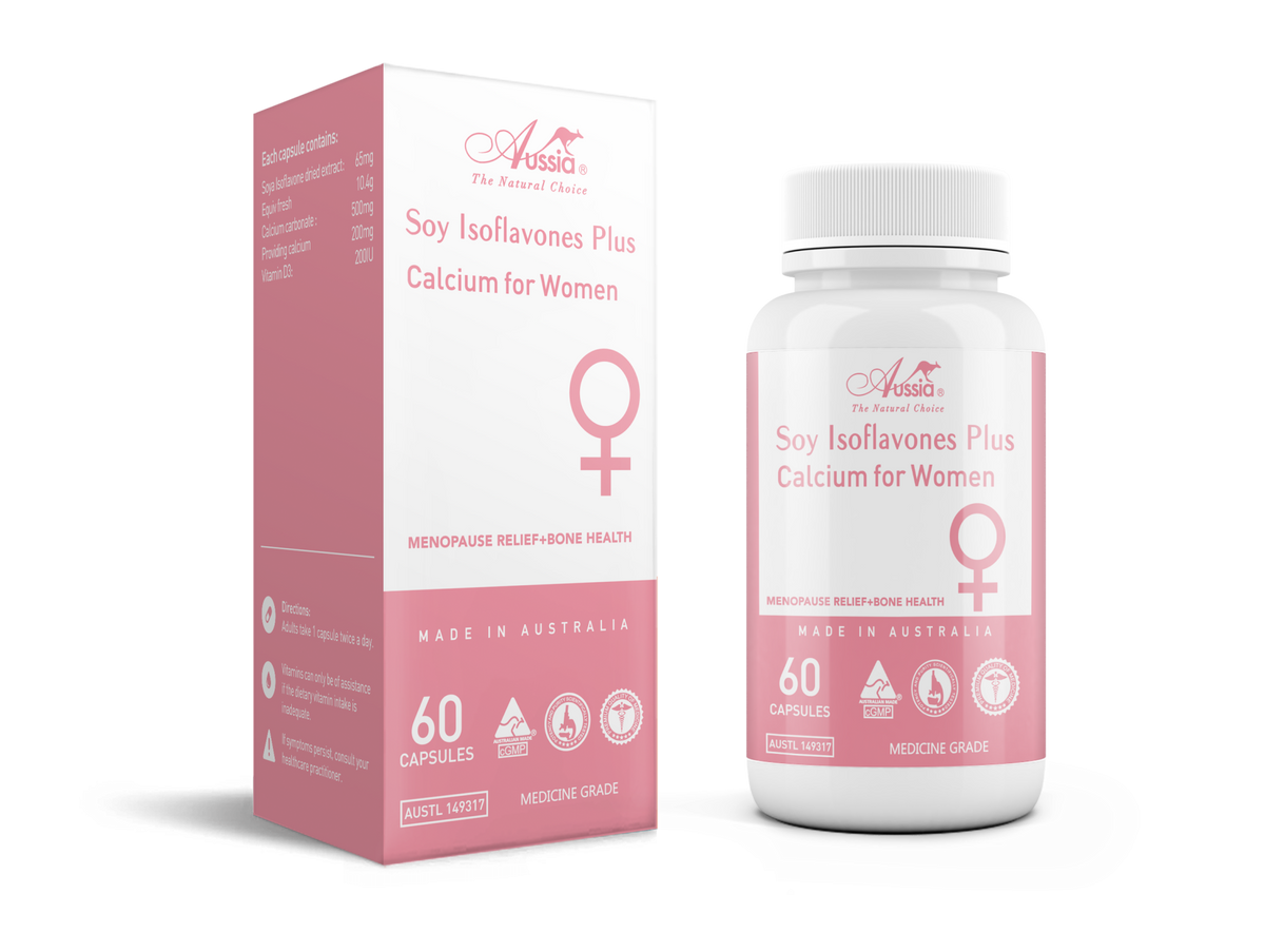 AUSSIA Soy Isoflavones Plus Calcium 60capsules