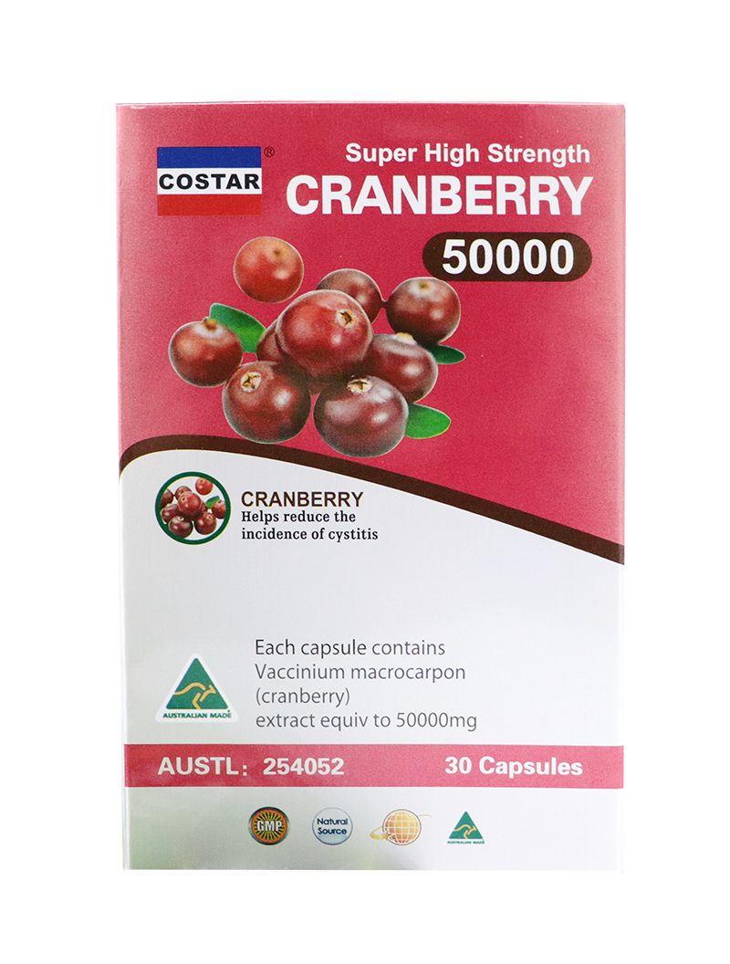 Costar Cranberry 50000mg 30cap