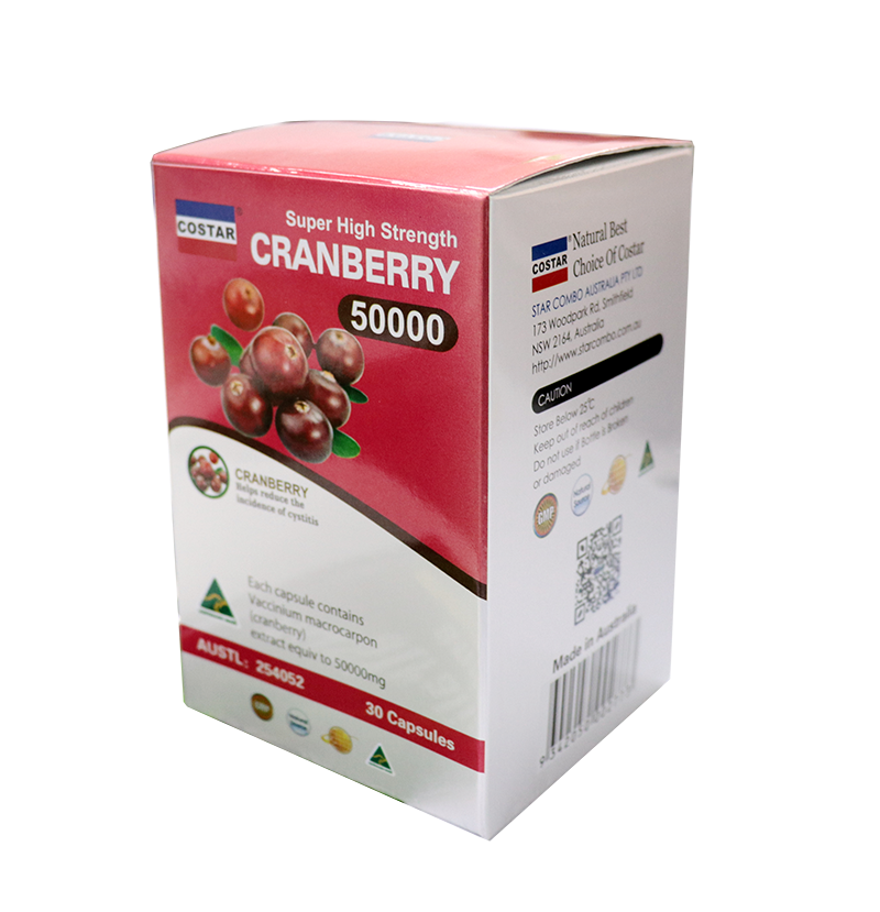Costar Cranberry 50000mg 30cap