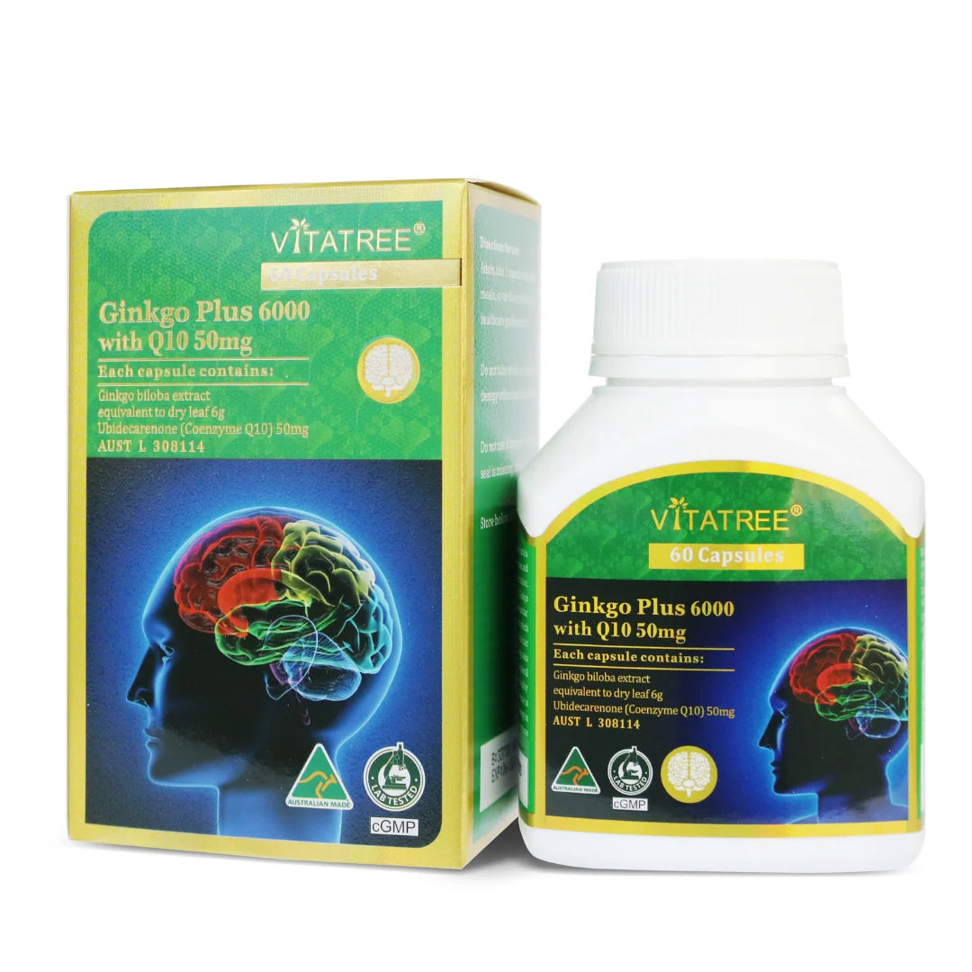 Vitatree Ginkgo Plus 6000 with Q10 50mg