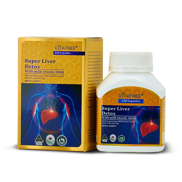 Vitatree Super Liver Detox with Milk Thistle 38000