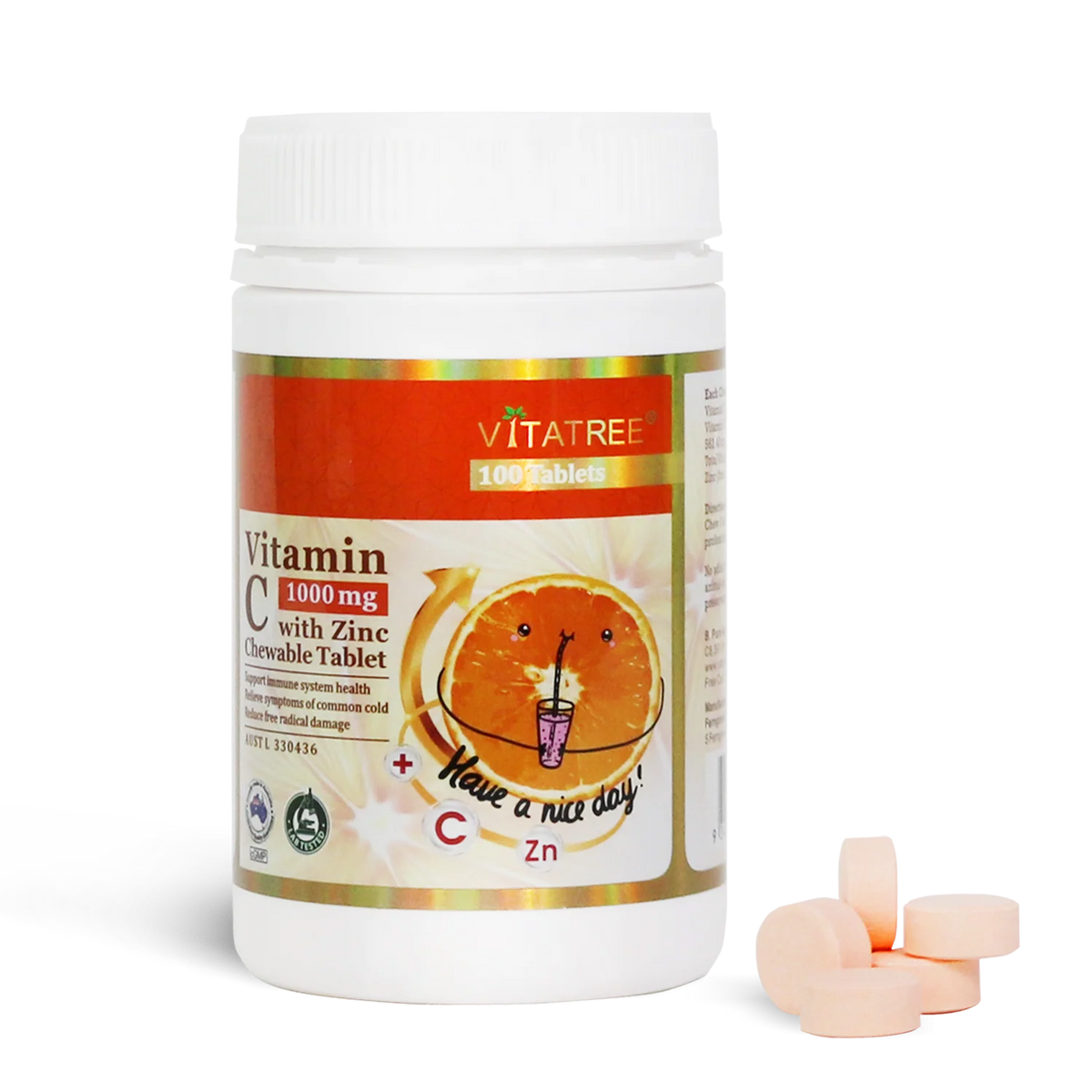 Vitatree Vitamin C 1000 mg with Zinc